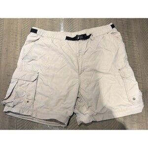 REI Shorts Mens Large Nylon Cargo Outdoor UPF 50+ Hiking Belted Trail